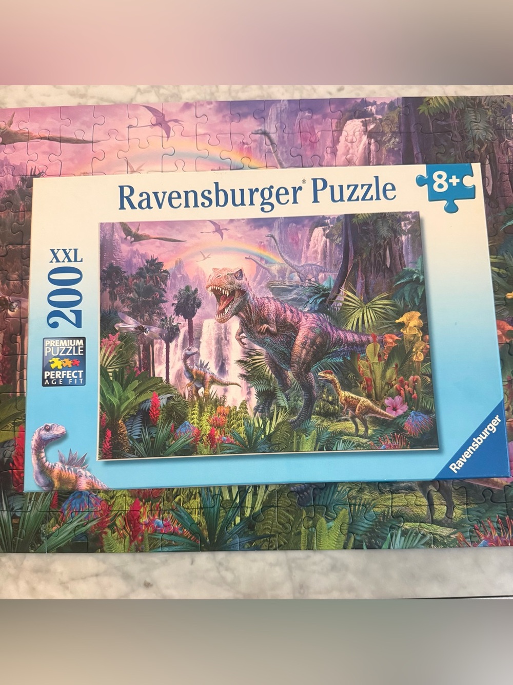 Ravensburger Dinosaur Land 200 XXL Piece Puzzle T-Rex Complete Ages 8+